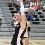LADY BUCCS BEAT RIVERSIDE IN THREE SETS